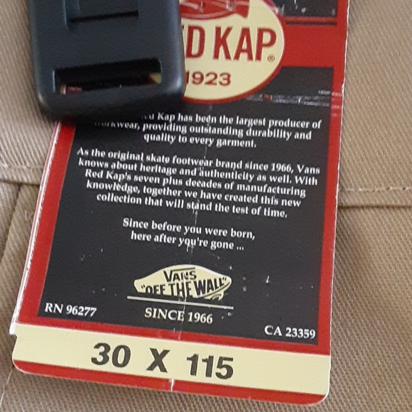 VANS Red Kap shorts - Picture 5 of 6